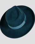 Crushable Wool Felt Teardrop Fedora Hat - Style Oakley