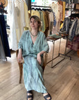 Brenda Silk Wrap Dress No 259 One-Size
