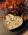 Spitfire Girl. Starry Mushrooms Ceramic Heart Dish