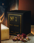 Spitfire Girl. No 7 Violet Wood Wrapped Candle
