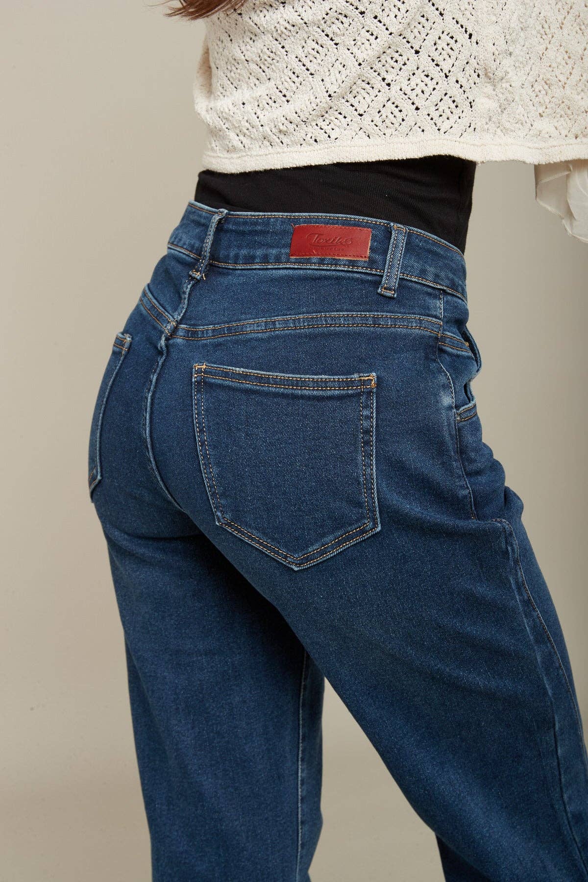 Toxic3. Jean droit bleu - Judy. L21246