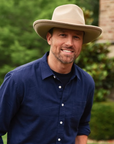 Crushable Wool Felt Teardrop Fedora Hat - Style Oakley