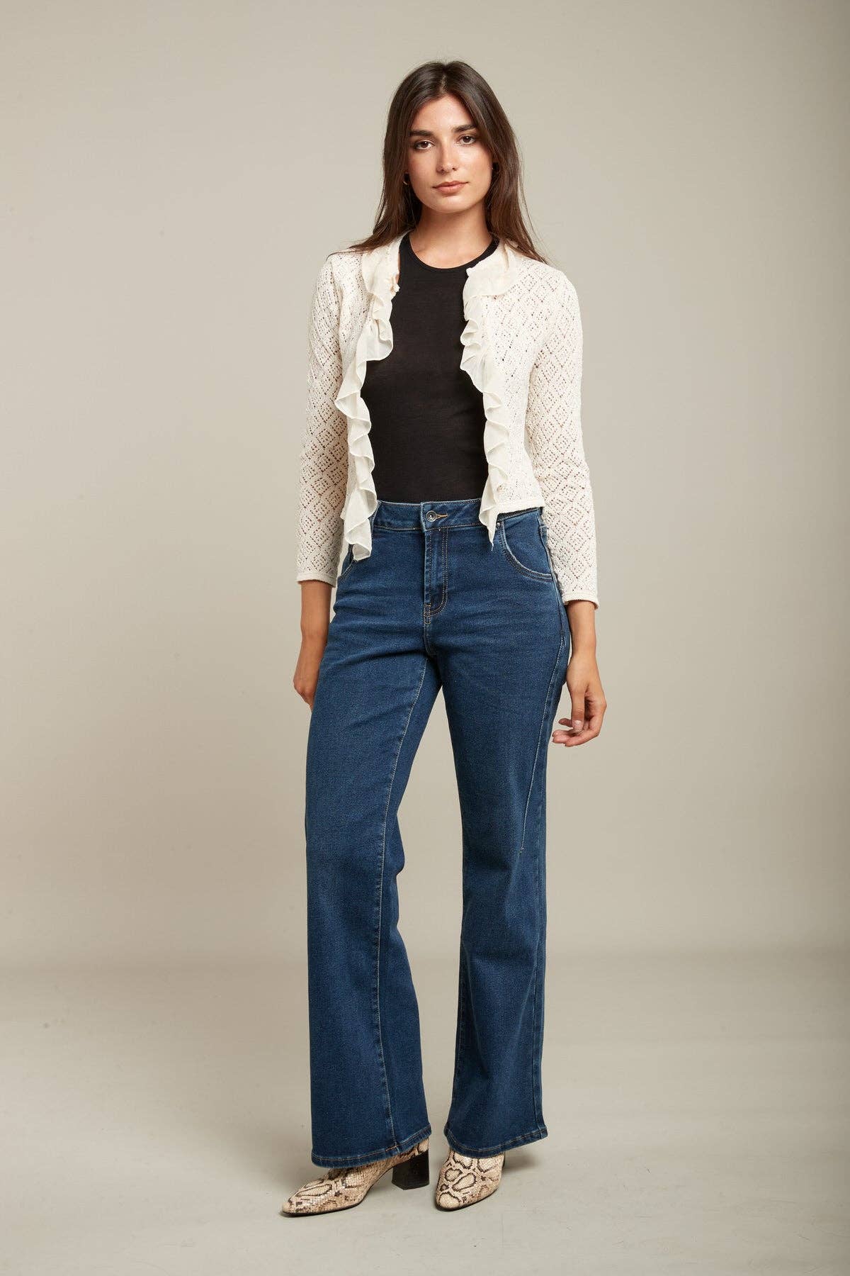 Toxic3. Jean droit bleu - Judy. L21246