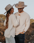 Crushable Wool Felt Teardrop Fedora Hat - Style Oakley