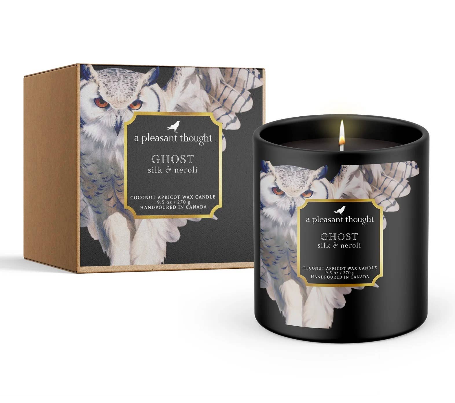 A pleasant thought. GHOST. Silk & Neroli,Duftlys CANDLE