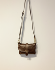 Elsa - Little Shoulder Bag. Leather. Color: Brown. X0001 C1501
