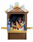 ALLJOY.3D pop up. Christmas card. The Holly Family. XPT005