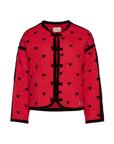 Amora Jacket Dark Red
