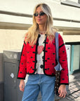 Amora Jacket Dark Red