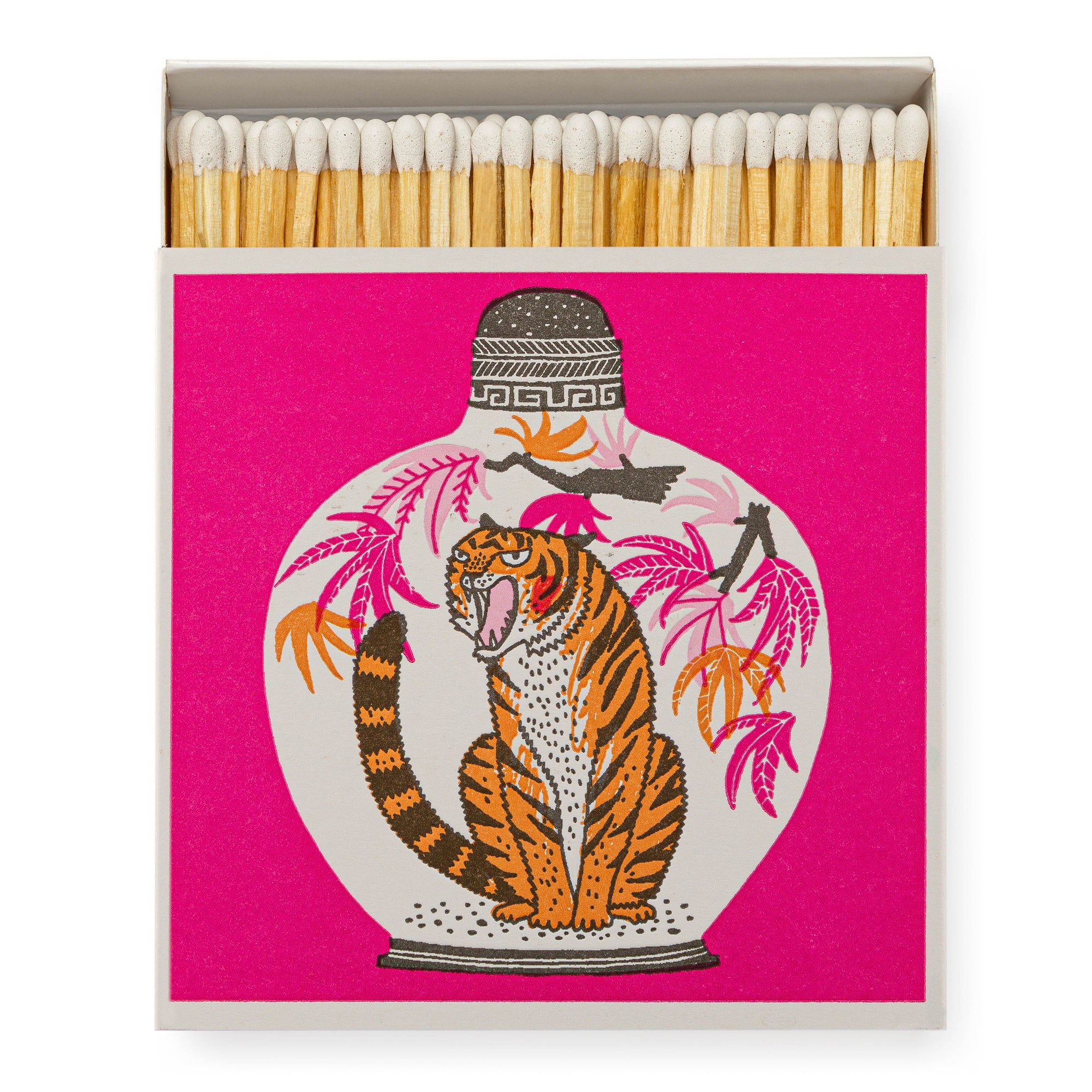 Archivist Square Matchbox - Charlotte Farmer Tiger