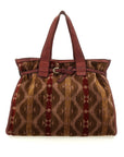 PATRIZIA Tote Shopping Bag KILIM VELVET