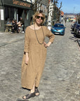 THING-dk. Dress,Color: Mocca. (7242)