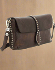 ARTEMISIA Clutch Bag, Leather, Brown X0007 C1501