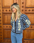 Fran Top, Blue Checks