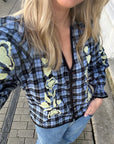 Fran Top, Blue Checks