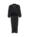 Juno Silk Dress - Vintage Sparkling Black S/M