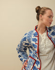 Jamille Jacket Blue Flower