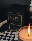 Spitfire Girl.No 17 Gold Skull Frankincense Candle