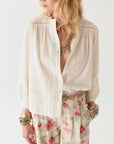 Colette Blouse - Mosaique Ivory - Maison Hotel