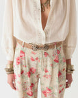 Colette Blouse - Mosaique Ivory - Maison Hotel