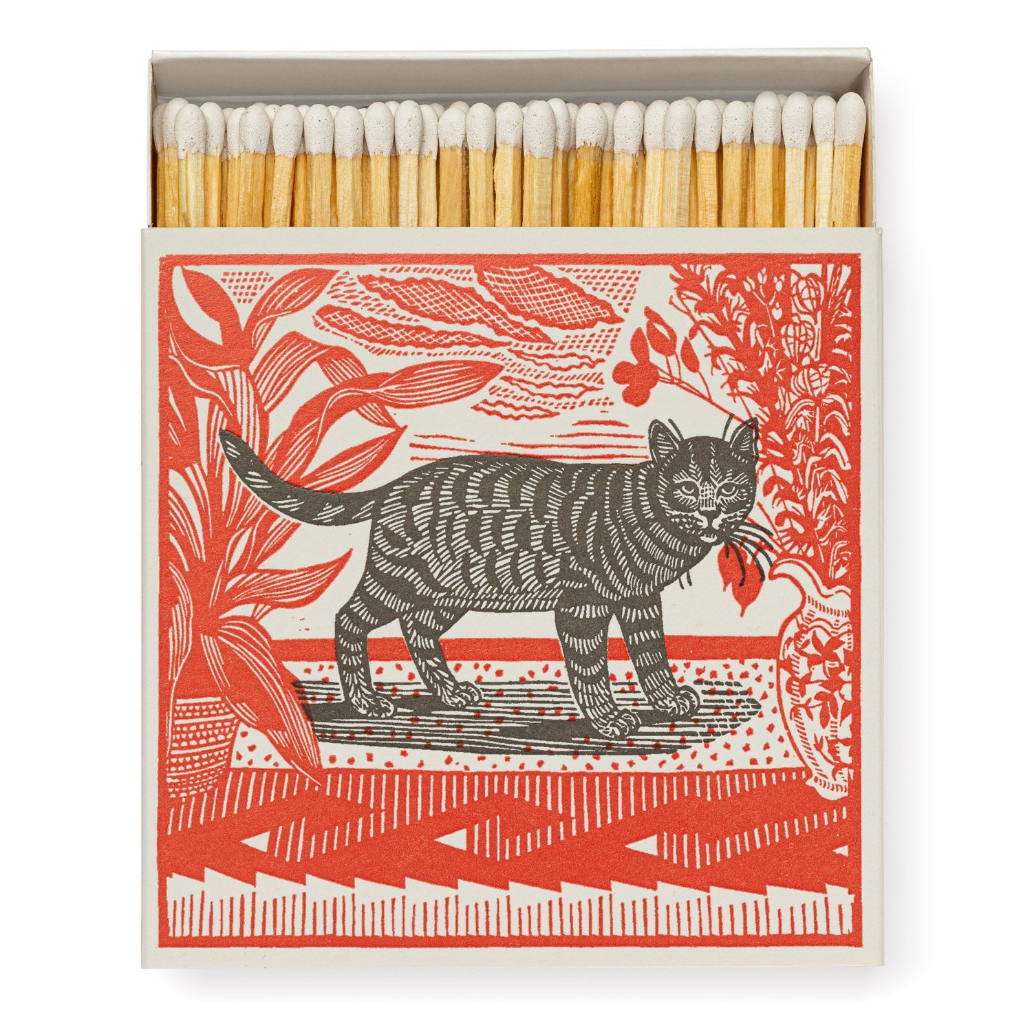 Archivist Square Matchbox - Sacha The Cat