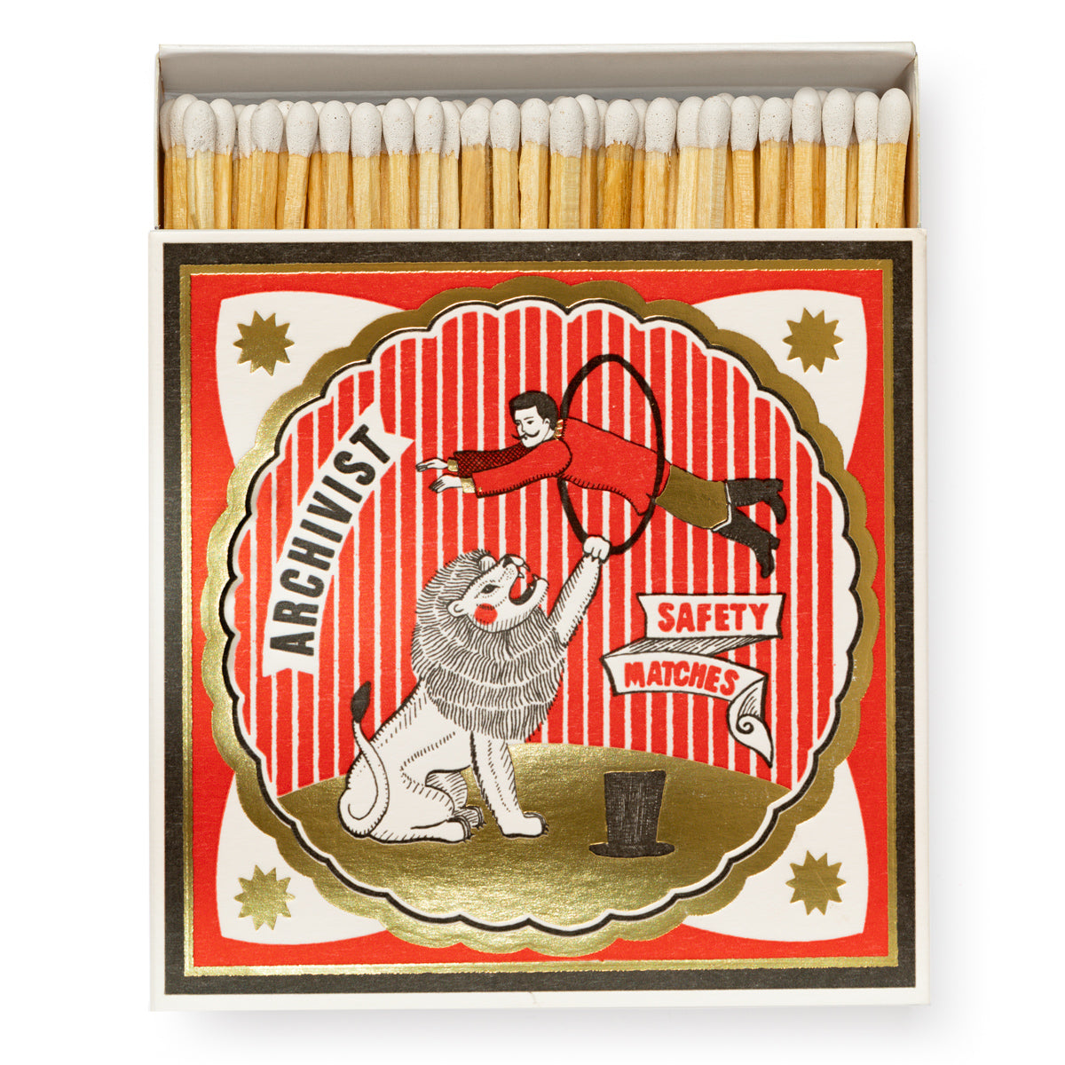 Archivist Square Matchbox -  Ariane's Circus Show