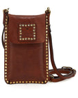 Cell phone holder.Cognac X1731 C1502
