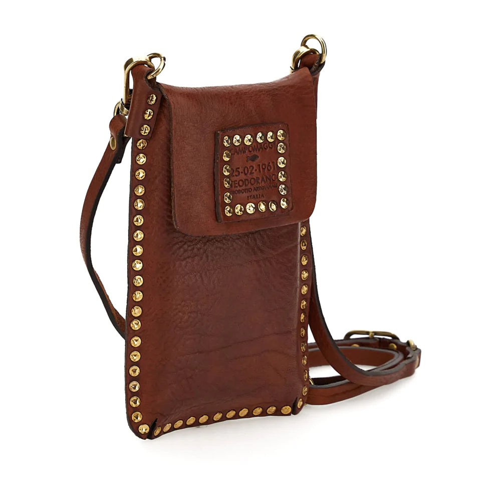 Cell phone holder.Cognac X1731 C1502