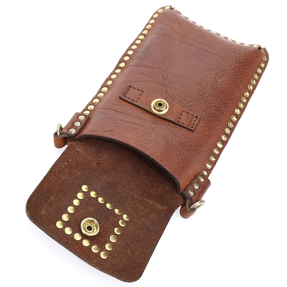 Cell phone holder.Cognac X1731 C1502