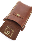 Cell phone holder.Cognac X1731 C1502