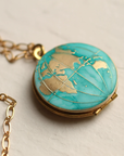 World Map Locket