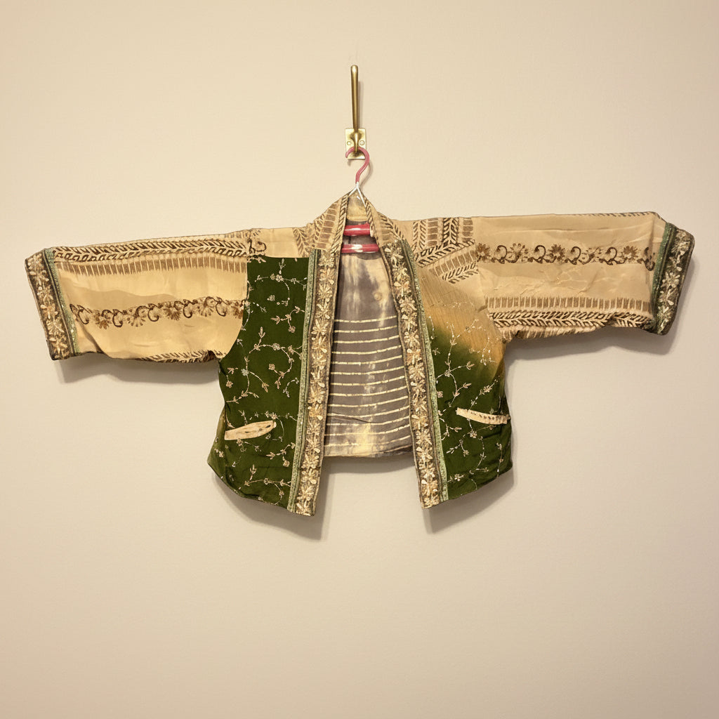 Reversible Short Kimono - No.103