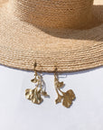 Ginkgo Gold Stainless Gold Earrings