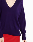 Studio Cashmere. Oversized cashmere V-neck sweater RIA 3
