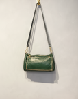 EMMA Crossbody Leather Bag. Green X0007 C2505.