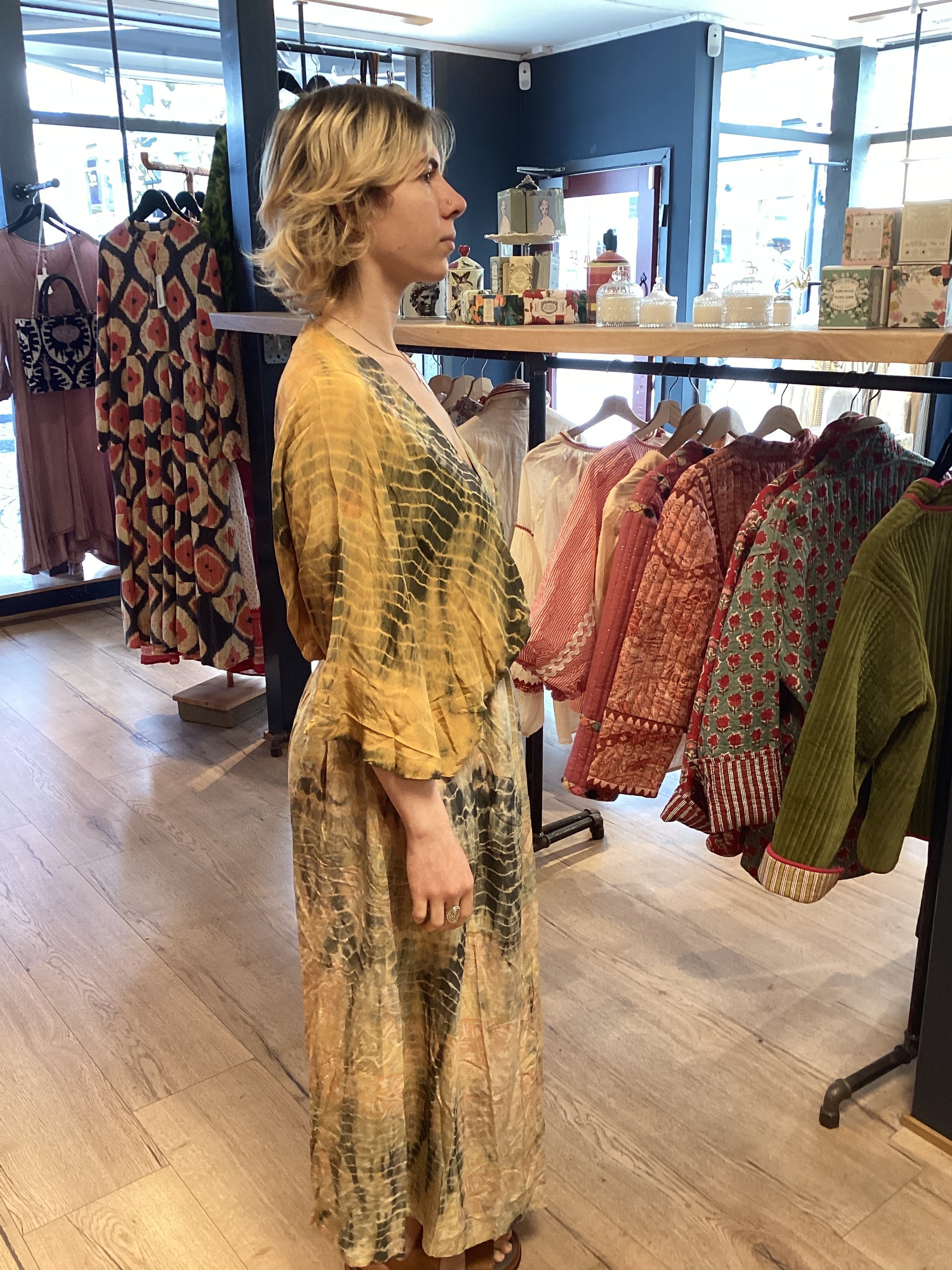 Brenda Silk Wrap Dress No. 220 One-Size