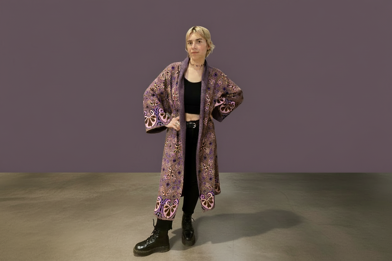 Edith Kimono Coat. No:7. Oversize