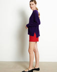Studio Cashmere. Oversized cashmere V-neck sweater RIA 3