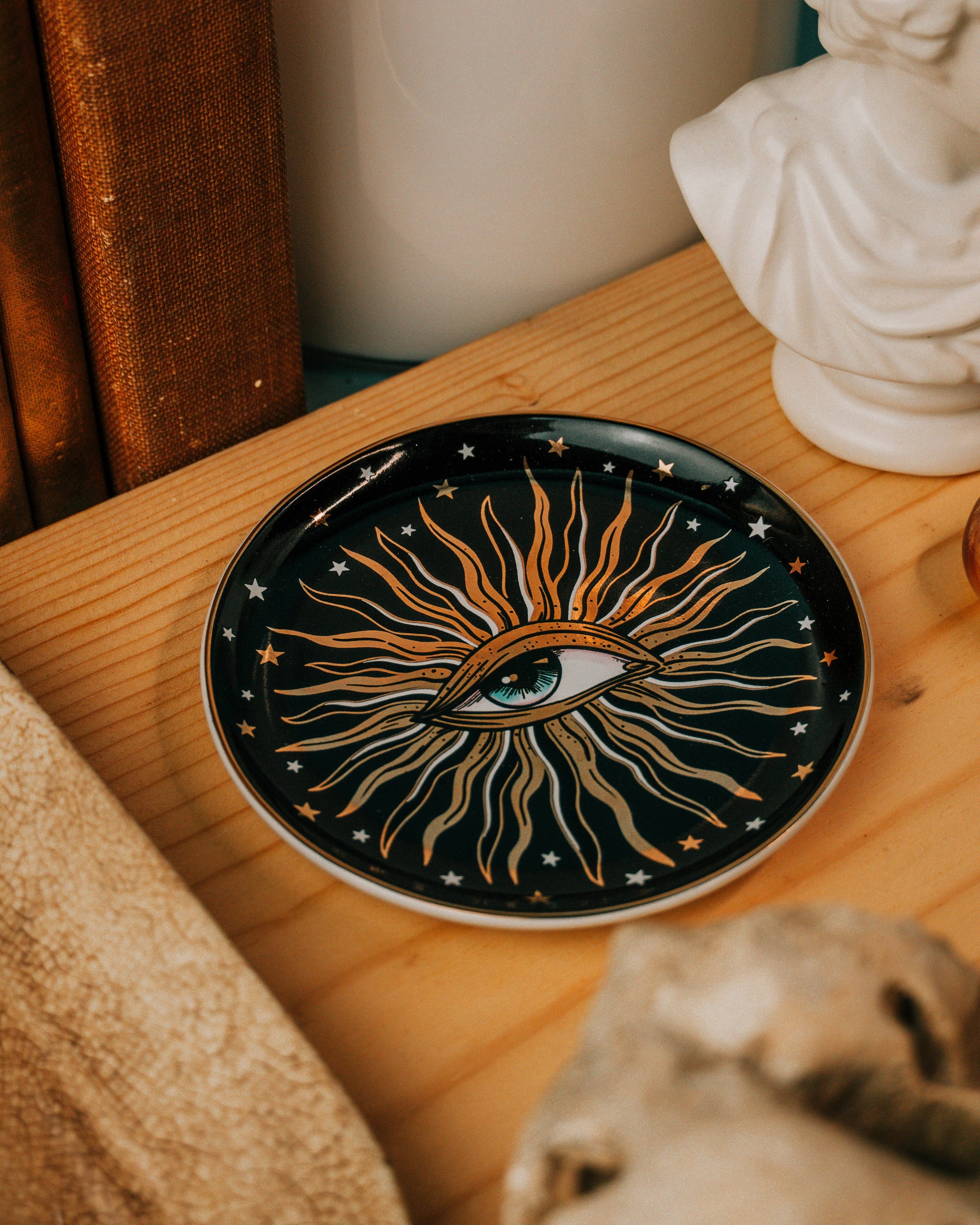 Pop Art Round Ceramic Dish