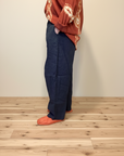 THING-dk. Linen Pants. Color: Navy (7140)