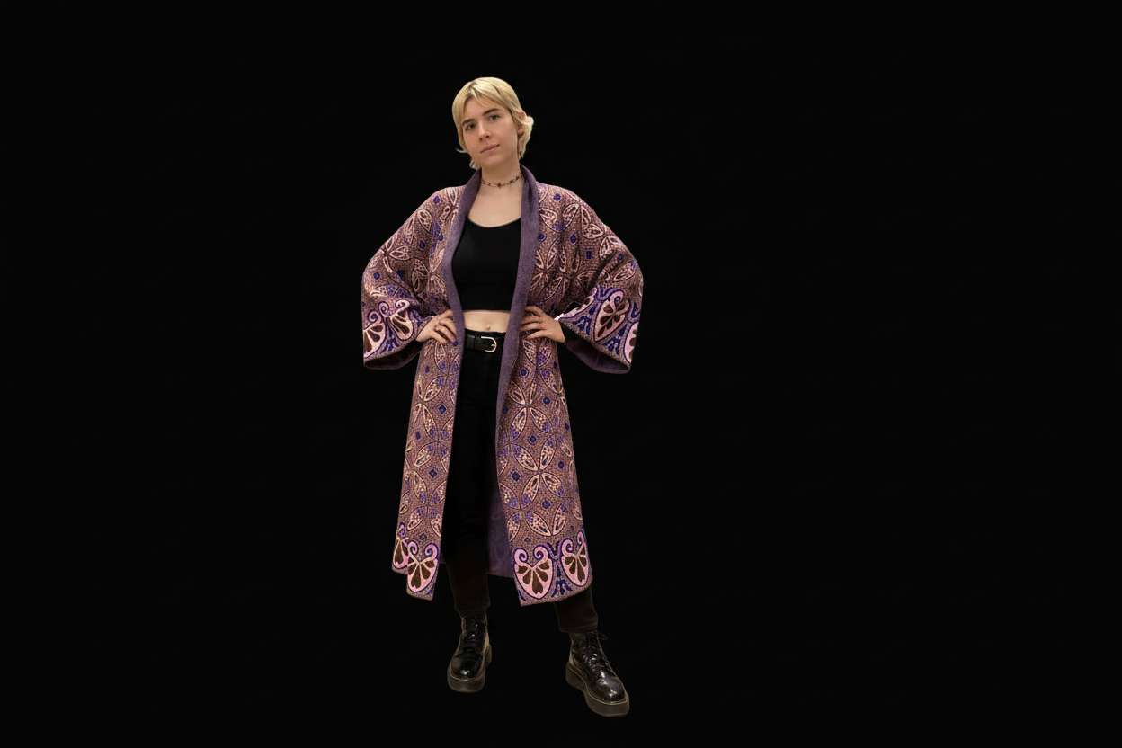 Edith Kimono Coat. No:7. Oversize