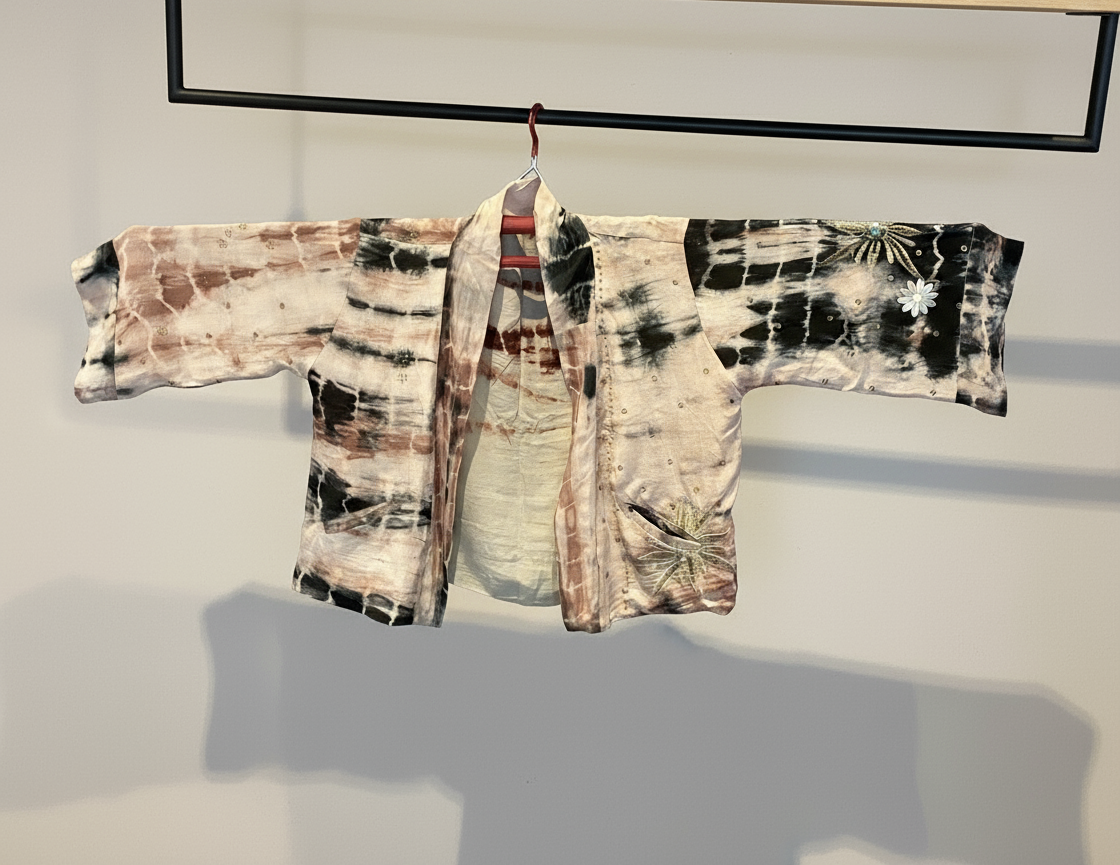 Reversible Short Kimono - No. 018
