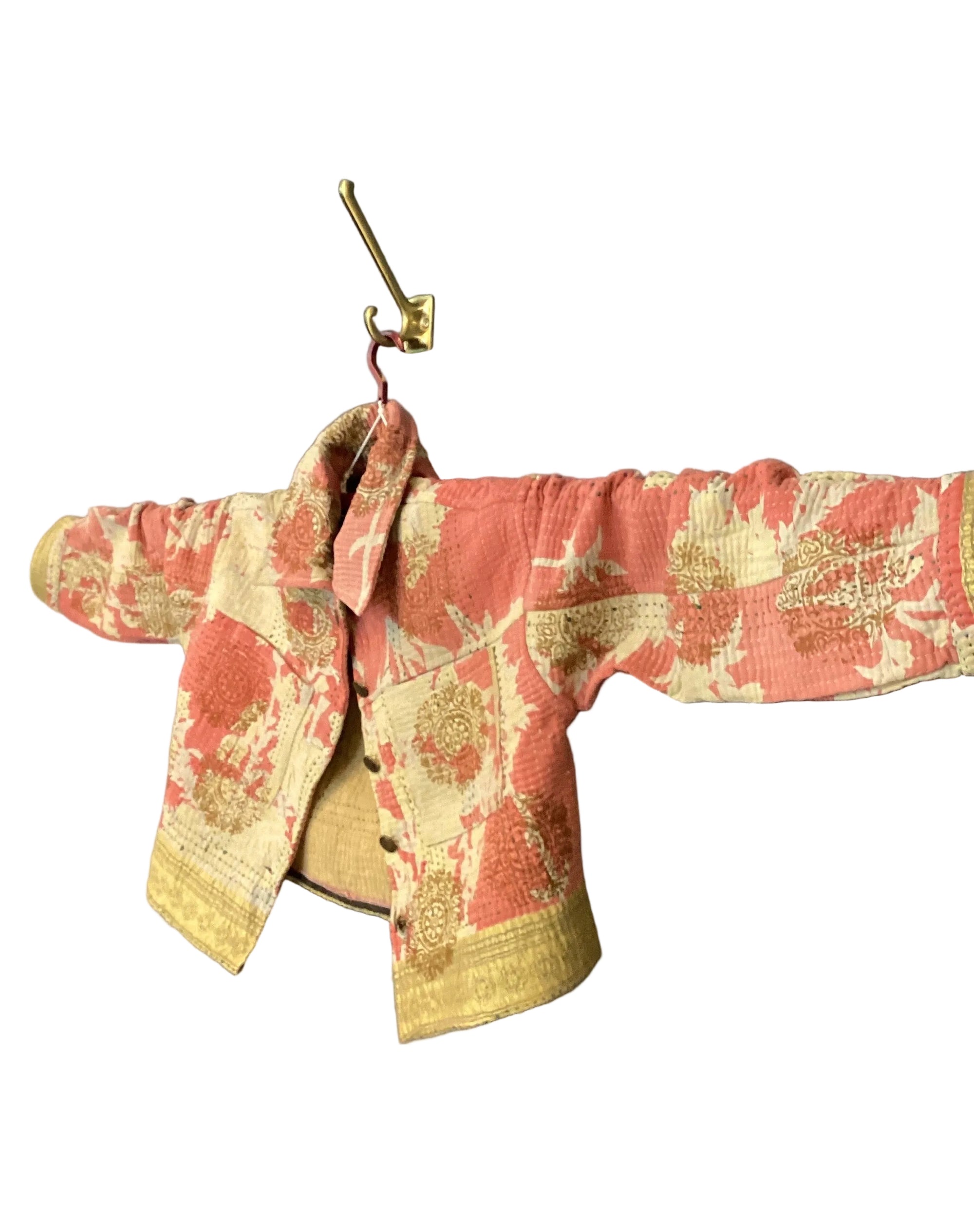 Kantha Jacket with front pockets.- No.110 One Size