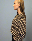 Rebecca Blouse - Bourgogne Chocolat