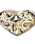 Spitfire Girl. Starry Mushrooms Ceramic Heart Dish