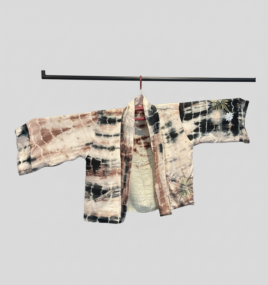 Reversible Short Kimono - No. 018