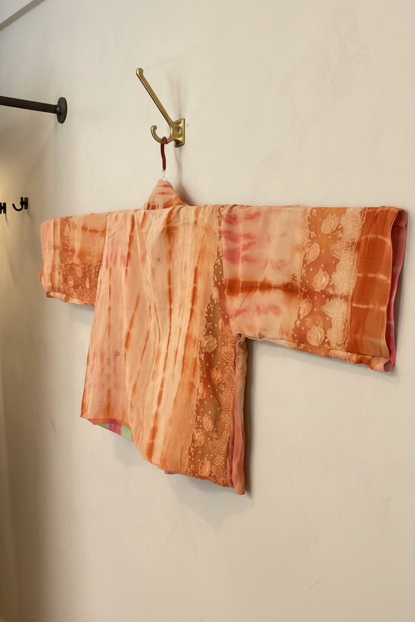 Reversible Short Kimono - No.100
