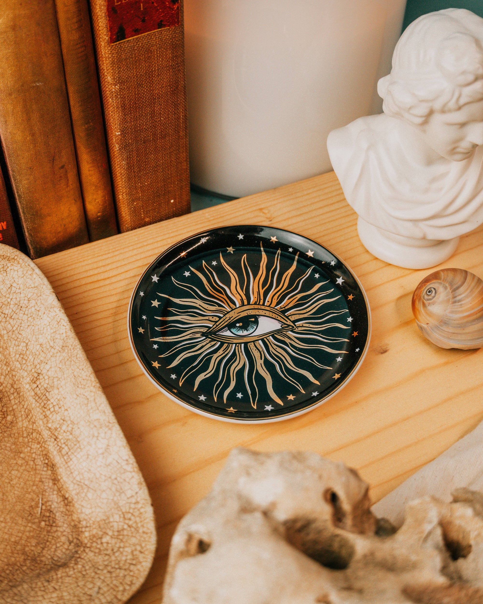 Pop Art Round Ceramic Dish