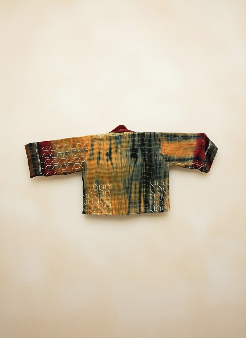 Reversible Short Kimono - No. 03A