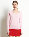 LILLY cashmere V-neck sweater 6